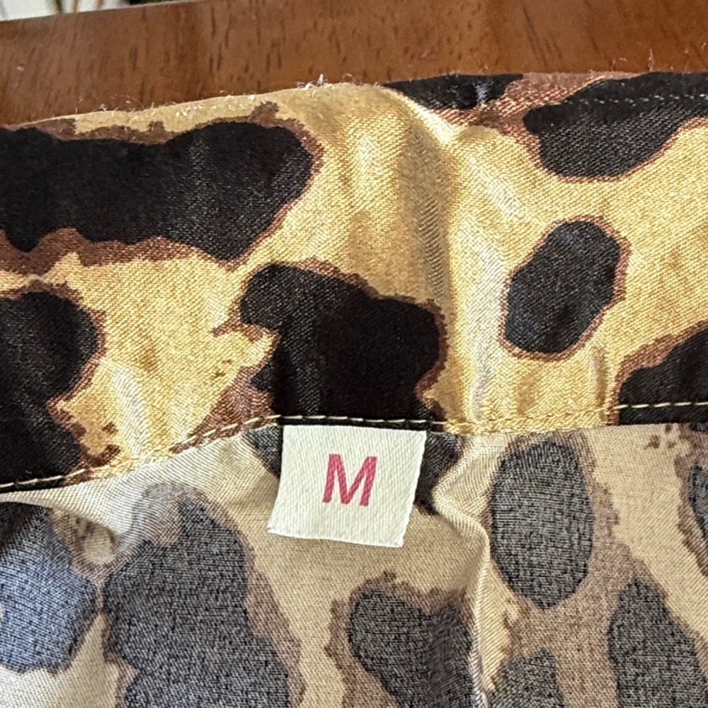 Leopard Print Pajama Set - Picture 2 of 4